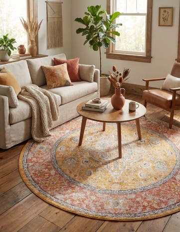 7' x 7' Lola Round Rug
