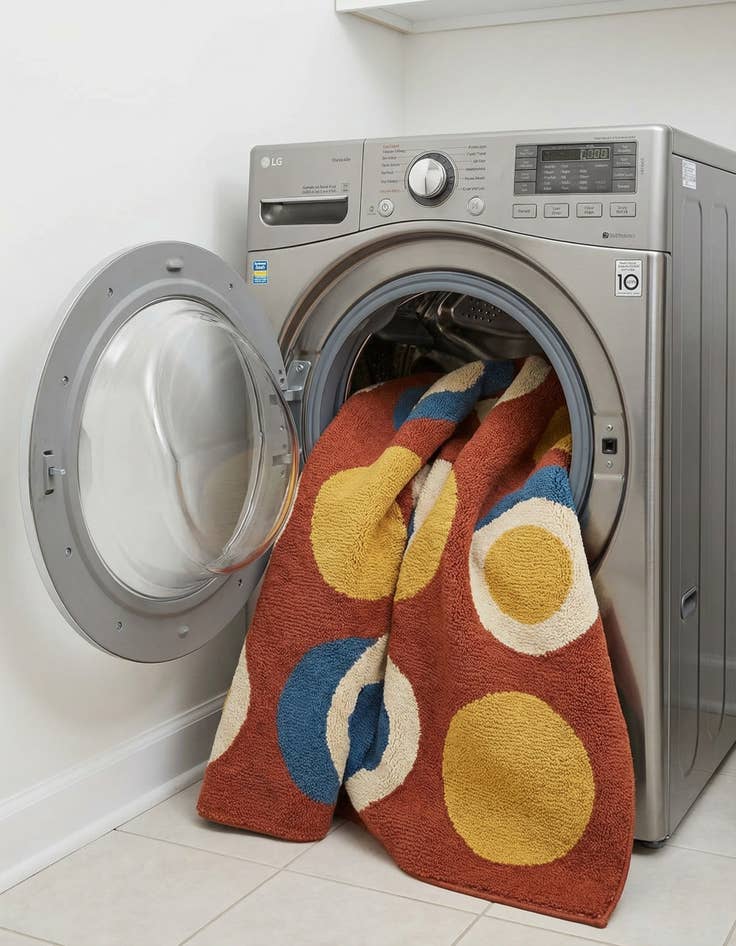 Detail image of 5' 3 x 8' Kamala Washable Rug