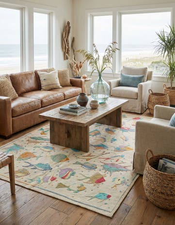 4' 2 x 6' Hand Woven Kilim Suzani Wool Rug