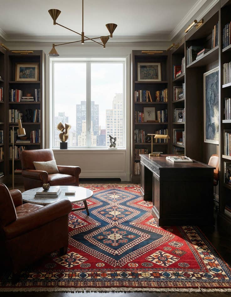 Detail image of 5' 10 x 10' 4 Ghashghai Wool Rug