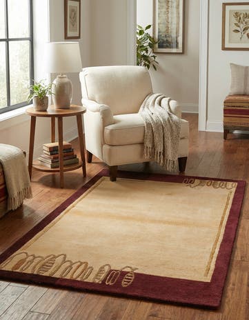 2' 10 x 4' 9 Hand Knotted Darya Wool Rug