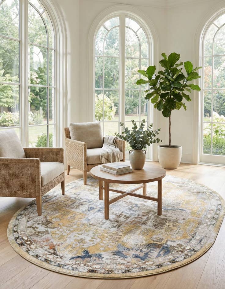 Detail image of  7' 10 x 10' Highbury Oval Rug