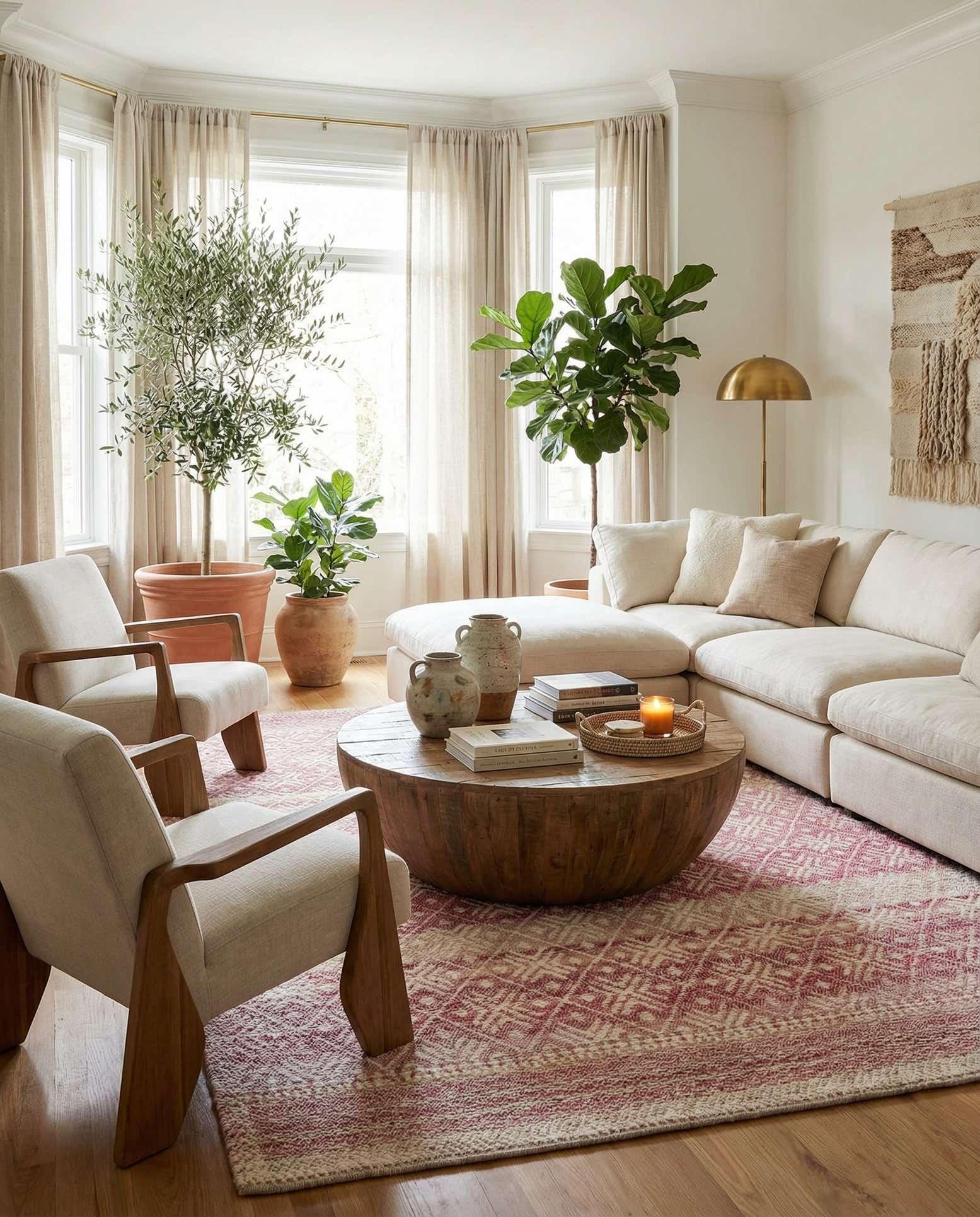 9' x 12' 1 Hand Knotted Darya Wool Rug