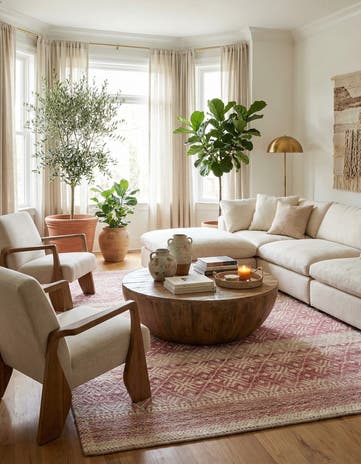 9' x 12' 1 Hand Knotted Darya Wool Rug