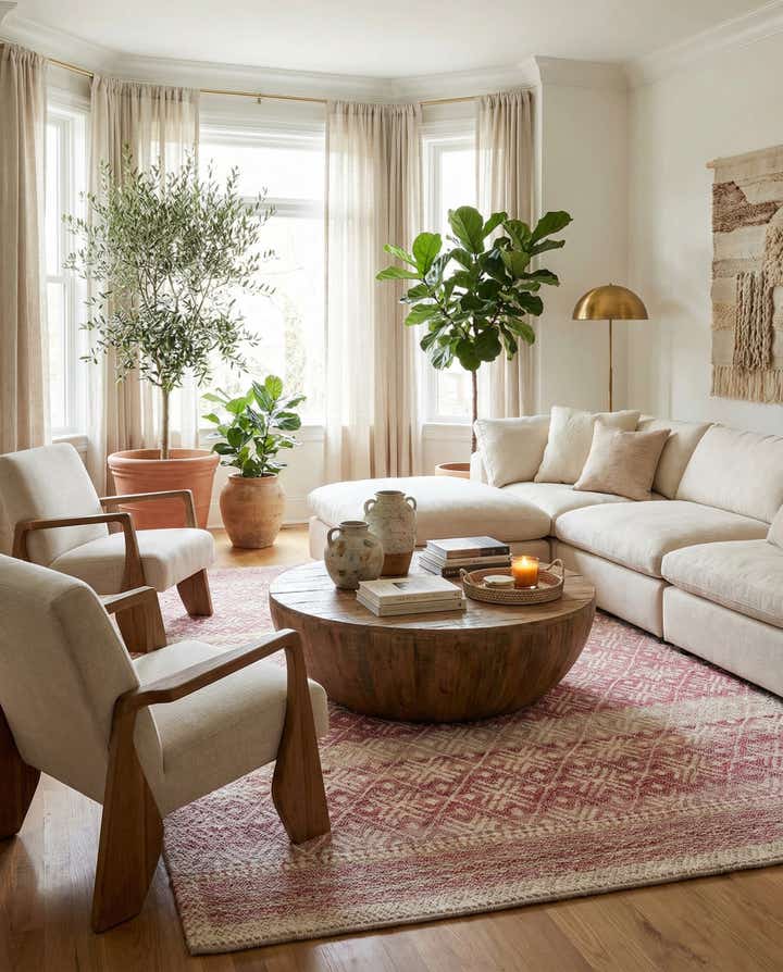 9' x 12' 1 Hand Knotted Darya Wool Rug