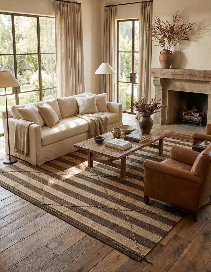 Detail image of 13' 2 x 13' 8  Hand Knotted Moroccan Wool Square Rug