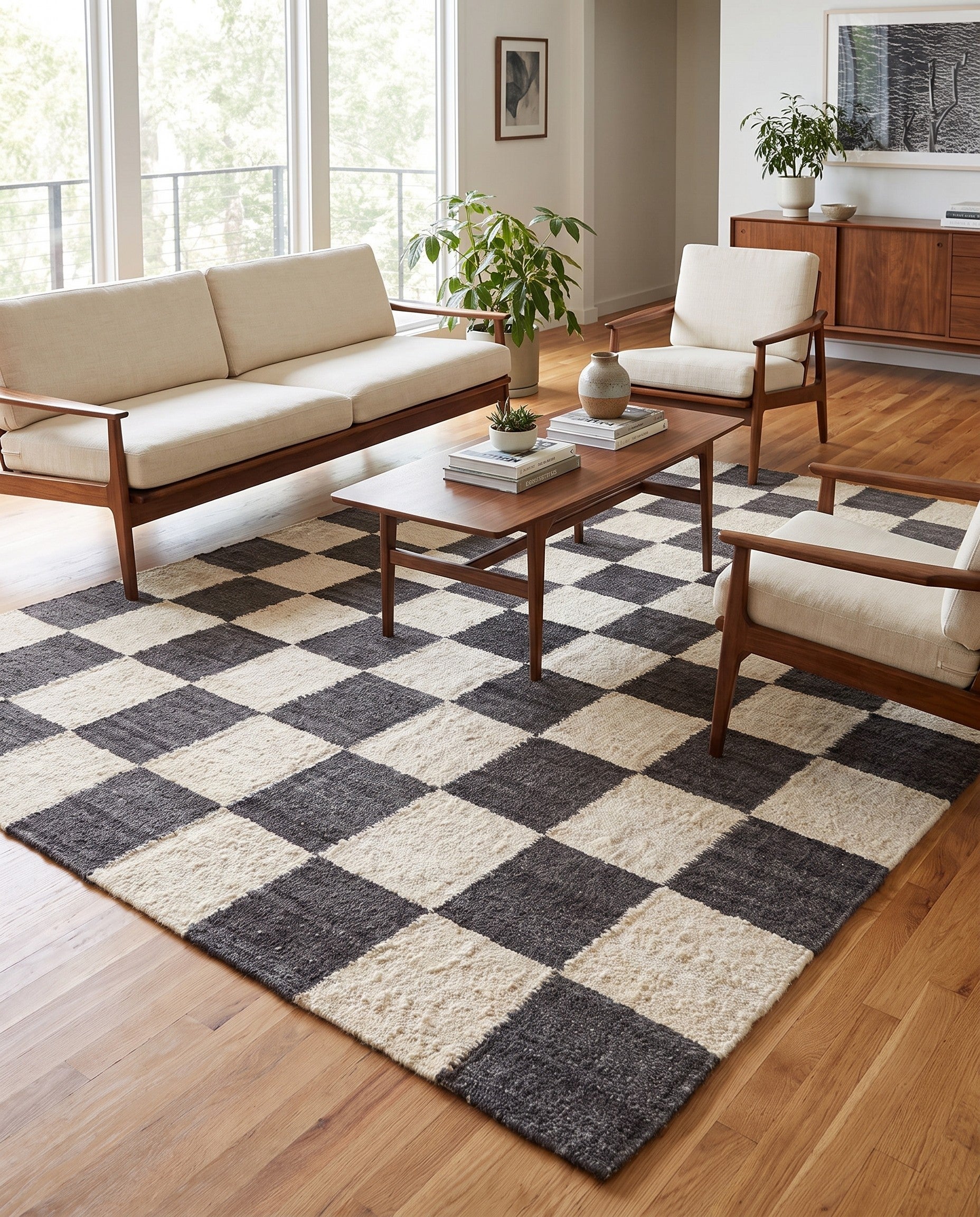 8' 3 x 9' 10 Hand Knotted Moroccan Wool Rug