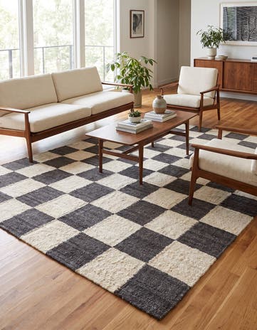 8' 3 x 9' 10 Hand Knotted Moroccan Wool Rug