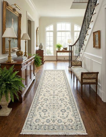 2' 11 x 10' Nain Wool Runner Rug