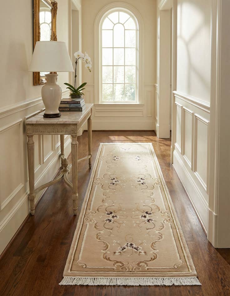 Detail image of 2' 9 x 9' 7  Hand Knotted Darya Wool Runner Rug