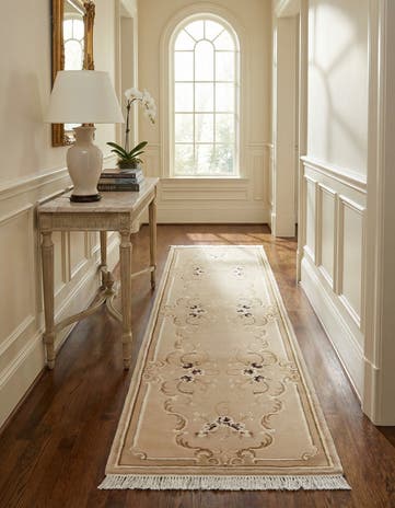 2' 9 x 9' 7 Hand Knotted Darya Wool Runner Rug