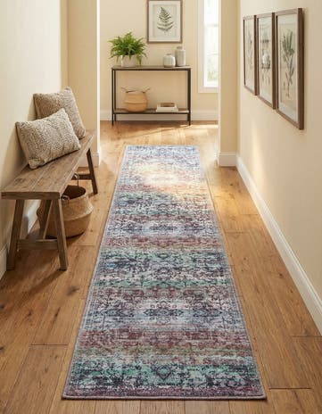 2' x 10' Washable Francesca Runner Rug