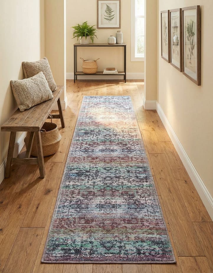 2' x 10' Washable Francesca Runner Rug