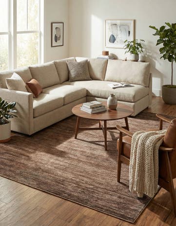 Brown Finsbury Square Rug