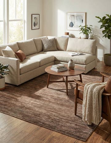 Brown Finsbury Square Rug
