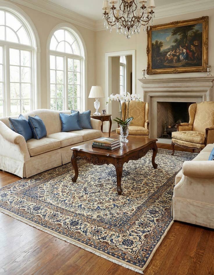 Detail image of 6' 11 x 10' 2 Nain Rug