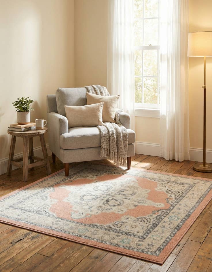 Detail image of  4' x 4' Parker Square Rug