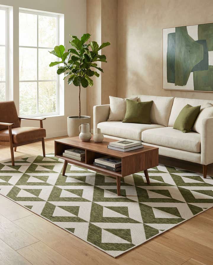 6' x 9' Easy-Clean Jill Zarin Napa Indoor / Outdoor Rug