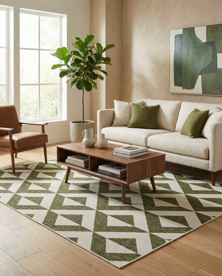 Detail image of 6' x 9' Easy-Clean Jill Zarin Napa Indoor / Outdoor Rug
