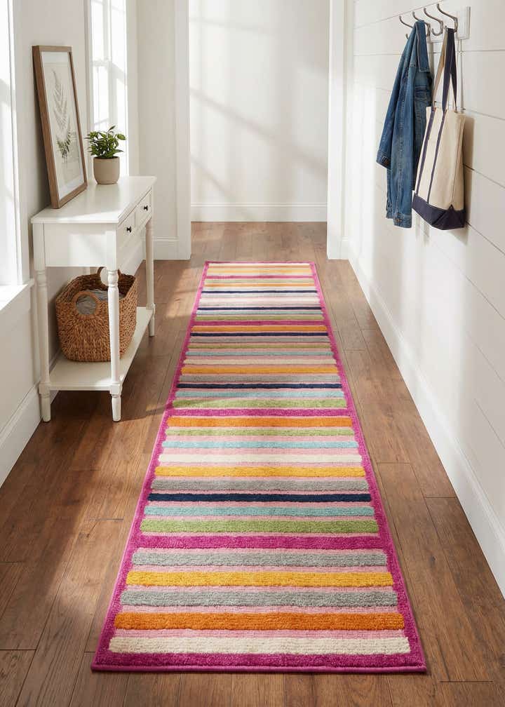 2' x 8' Easy-Clean Aruba Indoor / Outdoor Runner Rug