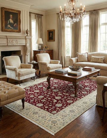 8' 2 x 11' 2 Hand Knotted Nain Persian Rug