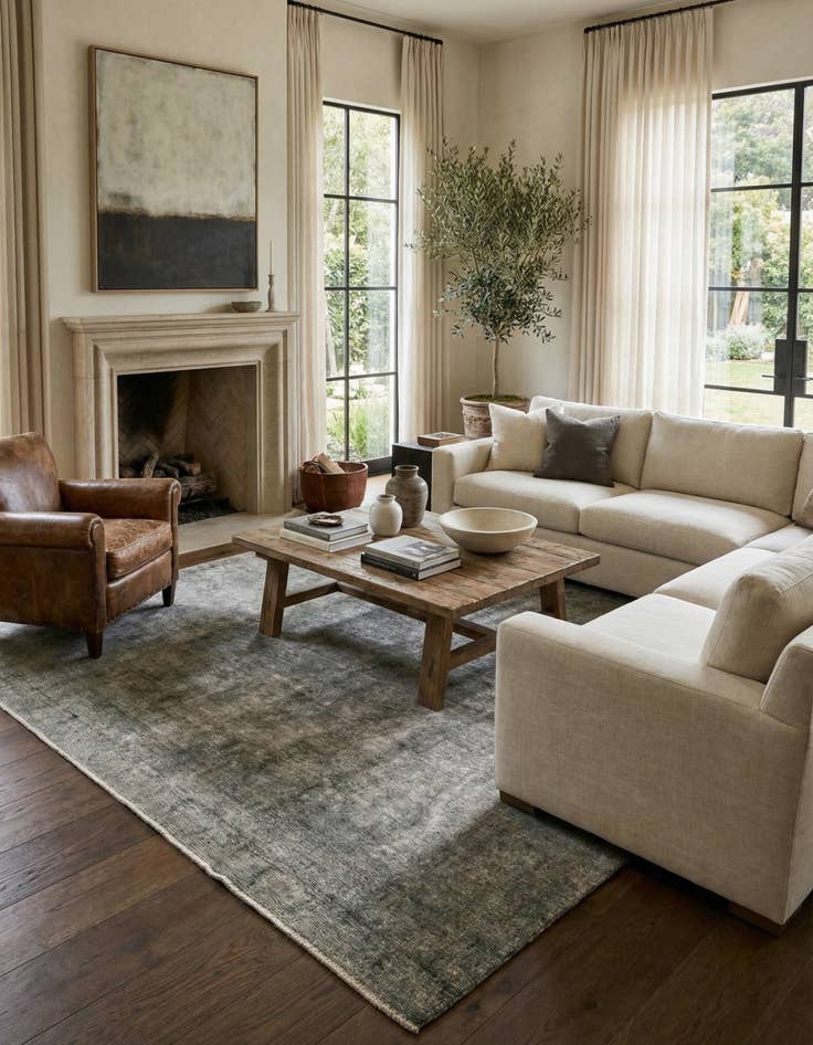 Detail image of 10' x 12' 6  Hand Knotted Ultra Vintage Persian Wool Rug