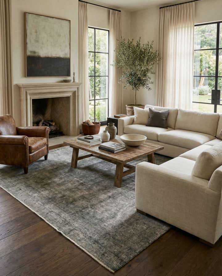 10' x 12' 6 Hand Knotted Ultra Vintage Persian Wool Rug