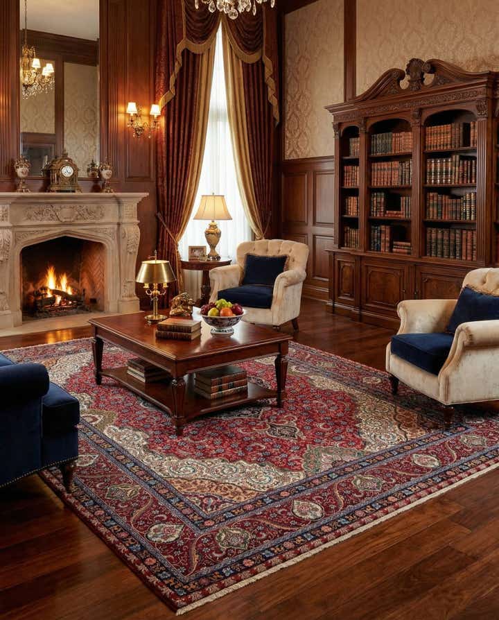 10' 2 x 13' 5 Hand Knotted Tabriz Persian Wool Rug
