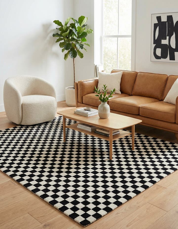 5' 1 x 8' Hand Tufted Wool Rug