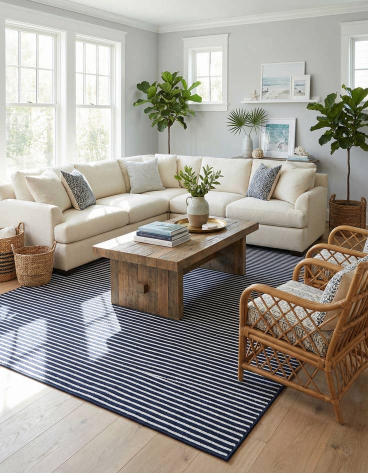 Detail image of 10' x 10'  Washable Sabrina Soto Indoor / Outdoor Square Rug