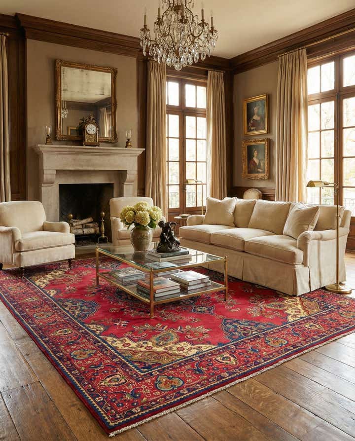 9' 6 x 13' Hand Knotted Tabriz Persian Wool Rug