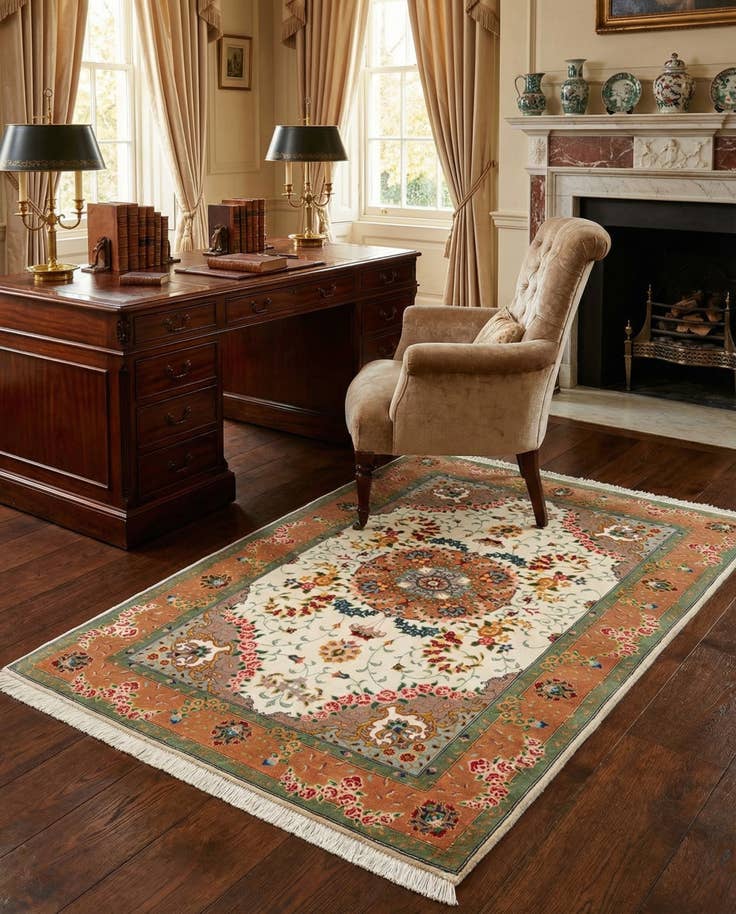 Detail image of 3' 5 x 4' 11 Tabriz Rug