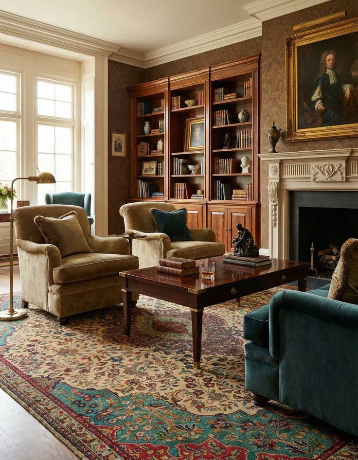 Detail image of 7' 3 x 10' 11 Tabriz Wool Rug