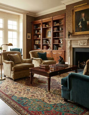 7' 3 x 10' 11 Tabriz Wool Rug