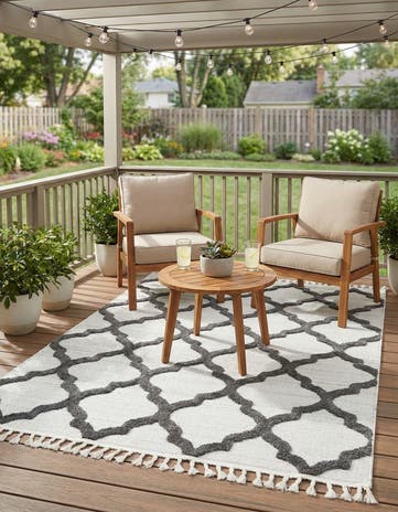 5' 3 x 7' 7 Easy-Clean Indoor / Outdoor Rug