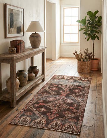 3' x 5' 10 Hand Knotted Ultra Vintage Persian Wool Runner Rug
