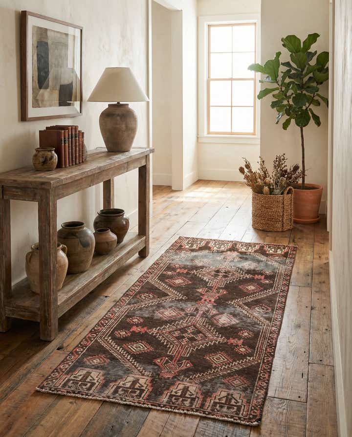 3' x 5' 10 Hand Knotted Ultra Vintage Persian Wool Runner Rug