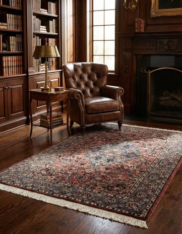 3' 3 x 5' 2 Hand Knotted Bokhara Oriental Rug