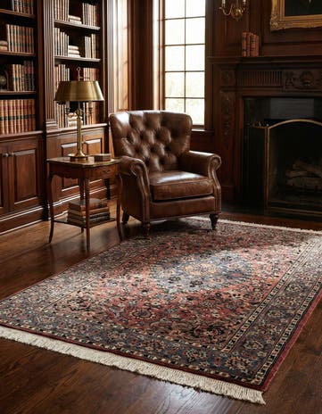 3' 3 x 5' 2 Hand Knotted Bokhara Oriental Rug