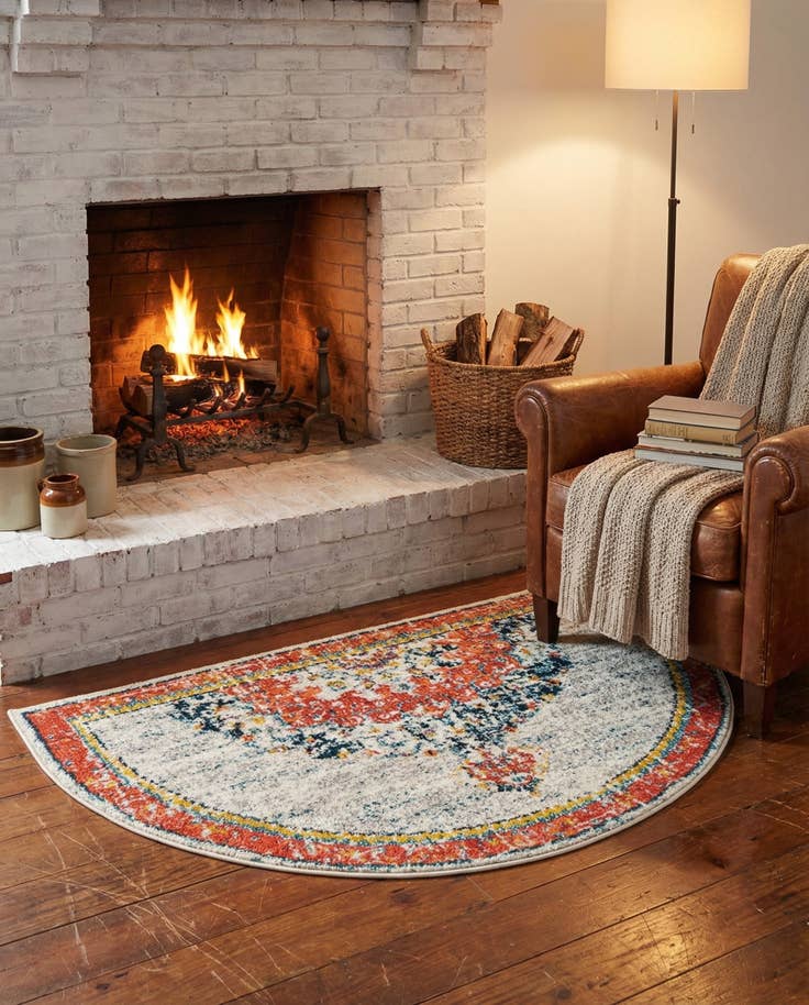 Detail image of 2' 7 x 4' Madeline Hearth Rug