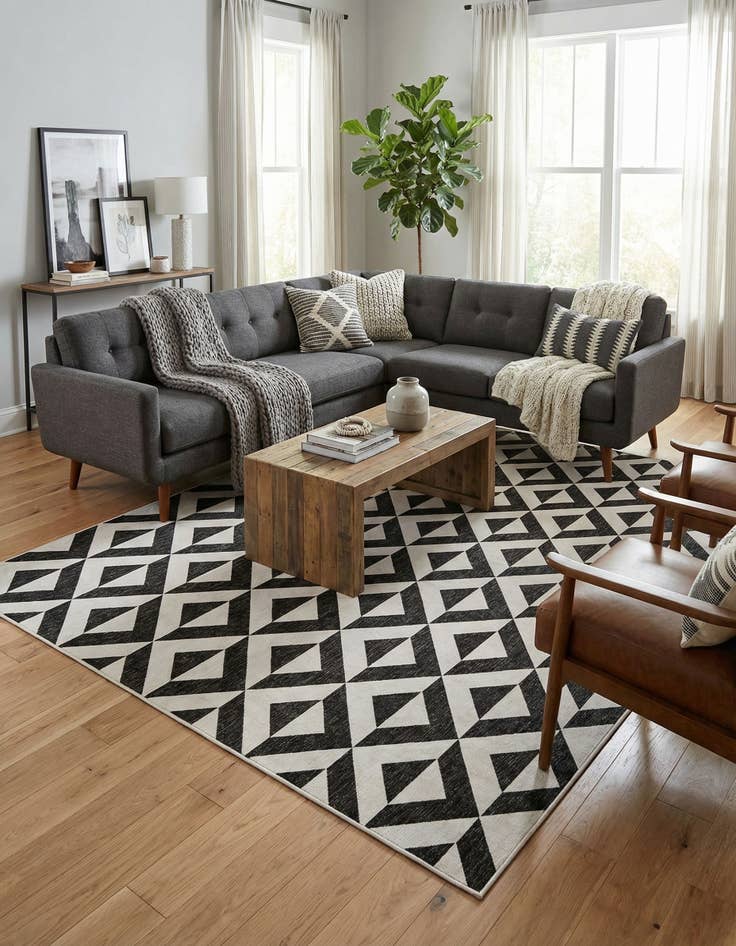 Detail image of 10' x 14'  Washable Jill Zarin Napa Indoor / Outdoor Rug