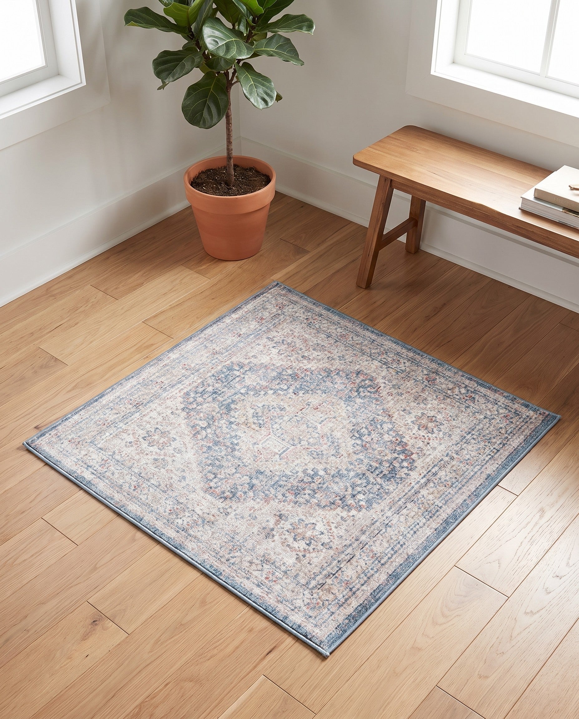 100cm x 100cm Noble Alfombra Cuadrado