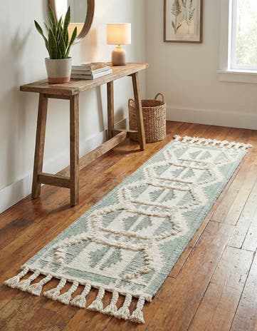 2' 2 x 6' 1 Hand Woven Arizona Wool Runner Rug