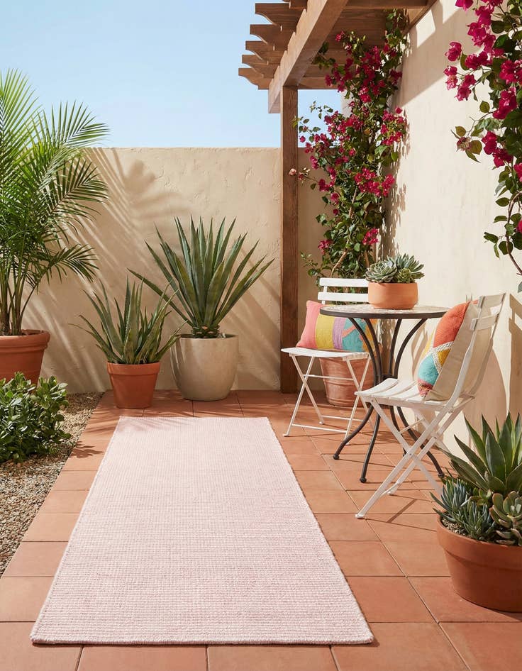 Detail image of  2' x 6' 1  Washable Jill Zarin Palm Springs Indoor / Outdoor Runner Rug