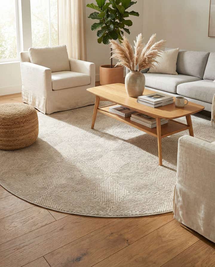 10' x 10' Easy-Clean Sabrina Soto Indoor / Outdoor Round Rug