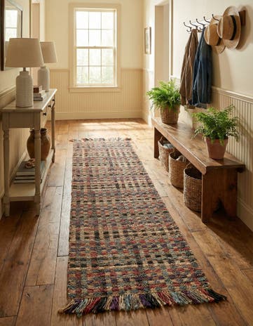 Hand Woven Chunky Jute Runner Rug
