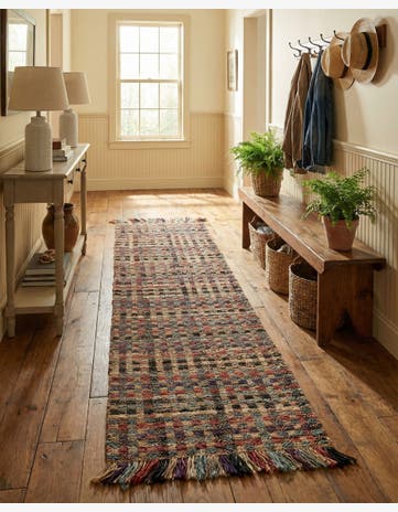 Hand Woven Chunky Jute Runner Rug