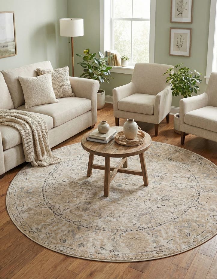 6' 1 x 6' 1 Oregon Round Rug