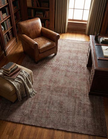 6' 1 x 9' Hand Woven Jill Zarin English Manor Wool Rug