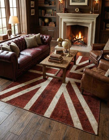 5' 7 x 8' Hand Knotted Ultra Vintage Persian Wool Rug